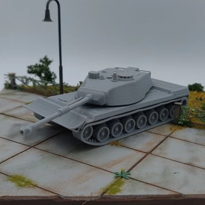 SCALED RESINCRAFTS Kampfpanzer 07 P(E) - Deutscher schwerer Panzer Modell Bausatz 1:72 1:87 1:48