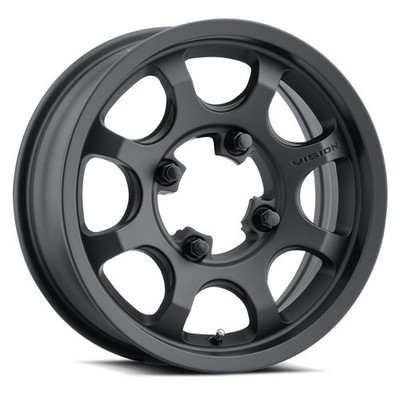 Vision ATV/Golf Flow 351 UTV 15x6 4x156 25.6mm Satin Black Wheel
