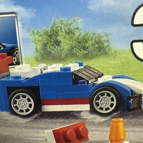 LEGO CREATOR: Blue Racer (31027) Car Traffic Cones 67pc Boxed Set 3 In 1