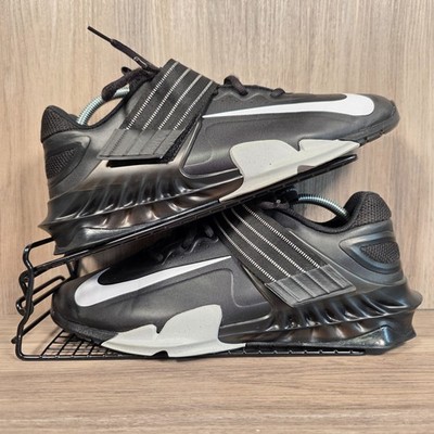 Nike Savaleos Gewichtheben Schuhe Herren Größe 10 UK schwarz Fitnessstudio Training Turnschuhe