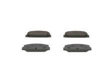 BOSCH Bremsbelagsatz hinten Scheibenbremse Mazda 6 0986424817
