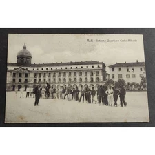 Cartolina Asti - Interno Quartiere Carlo Alberto