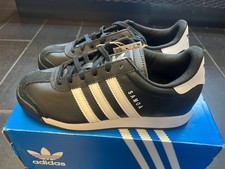 G20687 SIZE4 GS-FINAL SALE Adidas Youth Samoa BLACK AND WHITE