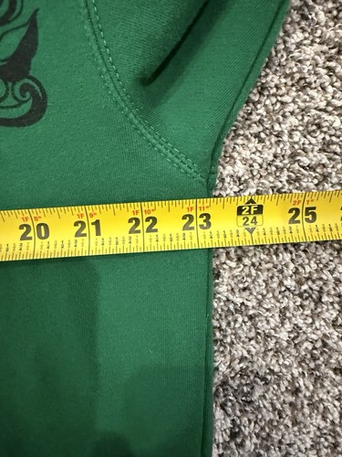 Wizarding World of Harry Potter Slytherin Hoodie Full Zip Sweater Green Large - Picture 8 of 8