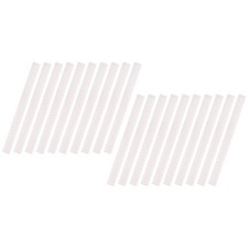 20 PCS Make Brushes Guards Mesh Protectors Cover Sheath Net White D9L65082