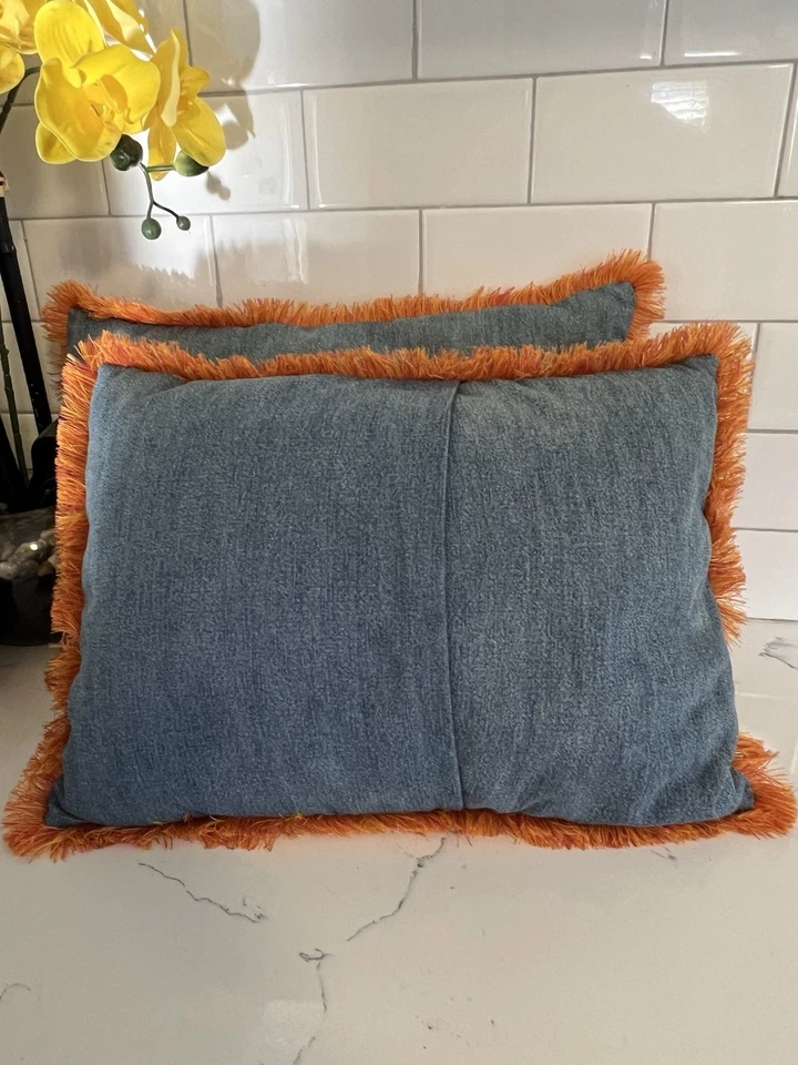 Vintage-Dean Miller Collection Hawaii Surf Decorative Pillow-Set Of 2 - Image 4 of 4