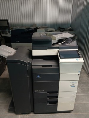 Konica Minolta Bizhub C658 Color MFP Copier with Finisher Low Meter 
