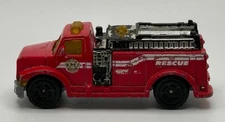Matchbox  Red Highway Rescue Fire Truck 2002 Diecast Car Thailand