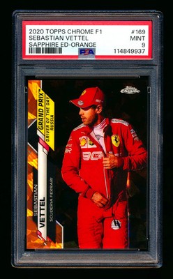 その他 2020 Topps F1 Sapphire Sebastian Vettel 2020 Topps Chrome Sapphire F1 169 Sebastian Vettel RC Orange