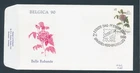 D488749 Belgium FDC Belgica 90 Flowers Belle Rubanee Rose 1990 P.937