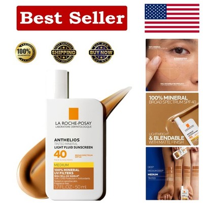 Hydrating Anthelios Tinted Sunscreen SPF 40: Smooth Makeup Base & Sun Protection