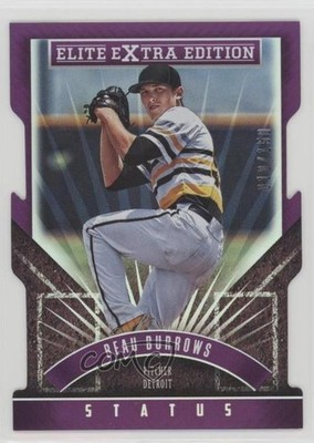 2015 Panini Elite Extra Edition Status Purple Die-Cut /150 Beau Burrows #23 1u4