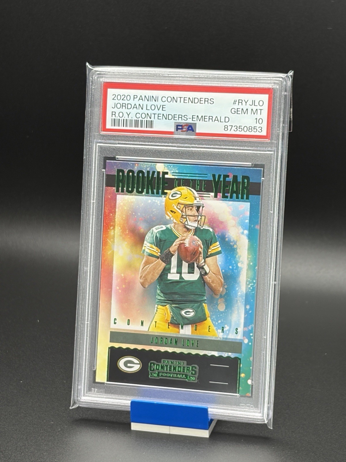 Jordan Love Panini Contenders Rookie of the Year Contenders #RYJLO Base