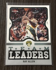 2006-07 Fleer Team Leaders Ray Allen #TL-RA Seattle SuperSonics