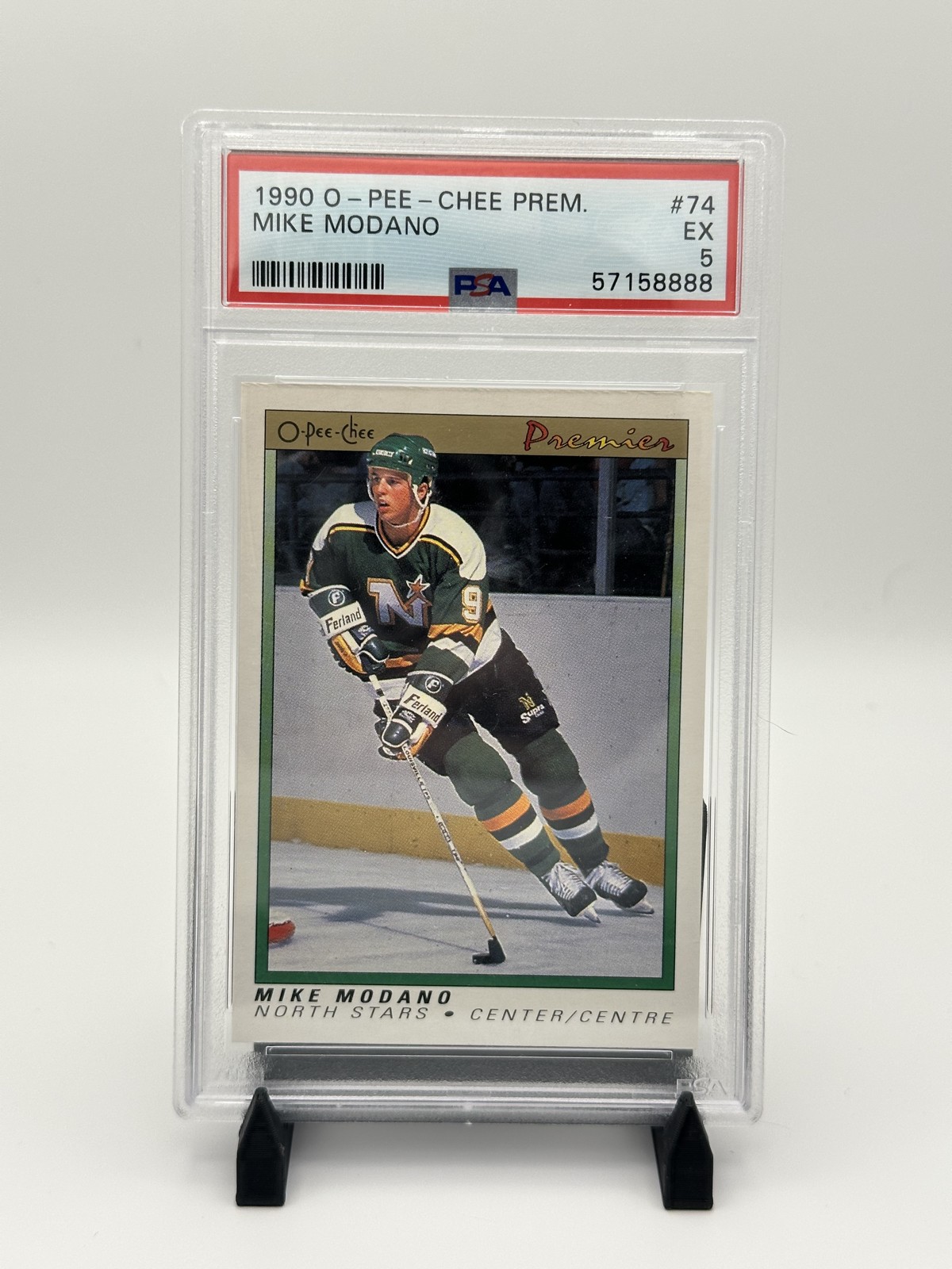 1990-91 O-Pee-Chee Premier - Mike Modano #74 (RC)