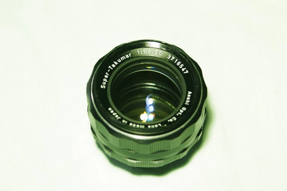 LENTE PENTAX Super-Takumar 50 mm f/1,4 MF de Japón 3716547 montura M42 casi nueva Foto 2 de 4