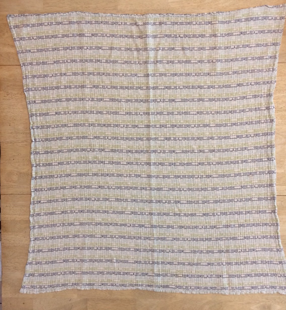 subway swaddle blanket