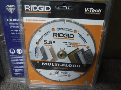 *NEW* RIDGID 5.5 in. Multi-Flooring Segmented Diamond Blade, HD-VBFL55, 10096022