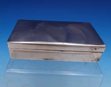 Mappin and Webb English Victorian Sterling Silver Box Double Hinge Lid (#7947)