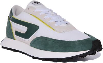 Diesel S-Racer LC Cushioned Midsole Mens Sneakers In White  display picture 1