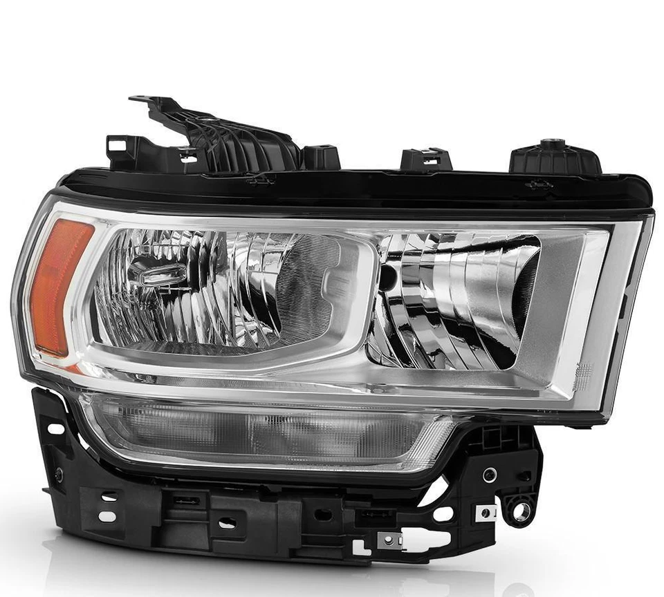 For 2019-2024 Ram 2500 3500 Halogen Chrome Headlight Assy Right Passenger Side Foto 2 de 4
