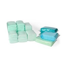 Ultra Fluff and Polymer Underpads, Quilted, 30" x 30", Bag of 10