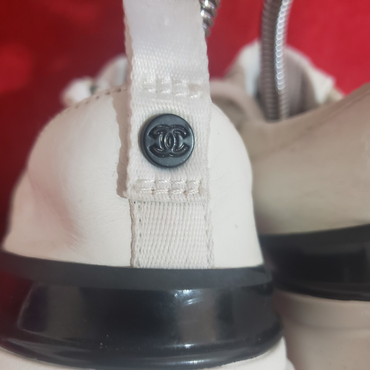 CHANEL/Cocomark/Low Top Sneakers/36/WHT/G37491 CC Logo CHANEL/Cocomark/Low Top Sneakers/36/WHT/G37491 CC Logo