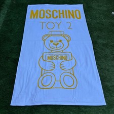 New Moschino Toy 2 Teddy Bear Beach Towel L ( 90cm / 165cm ) 100% Cotton