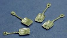 HO/HOn3 SCOOP SHOVELS WISEMAN MODEL SERVICES DETAIL PARTS #HO110 