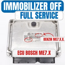 📮 Immobilizer Delete IMMO OFF Programming SERVICE For VW AUDI Volkswagen ME7.X