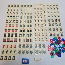 You Choose - Mahjong Mah Jongg Replace Plastic IVORY  1 1/2" x 1" x 1/8”