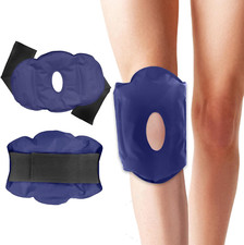 Knee Ice Pack Wrap Hot and Cold Gel Packs Reusable Knee with 20X25Cm Bag, Ice Pa