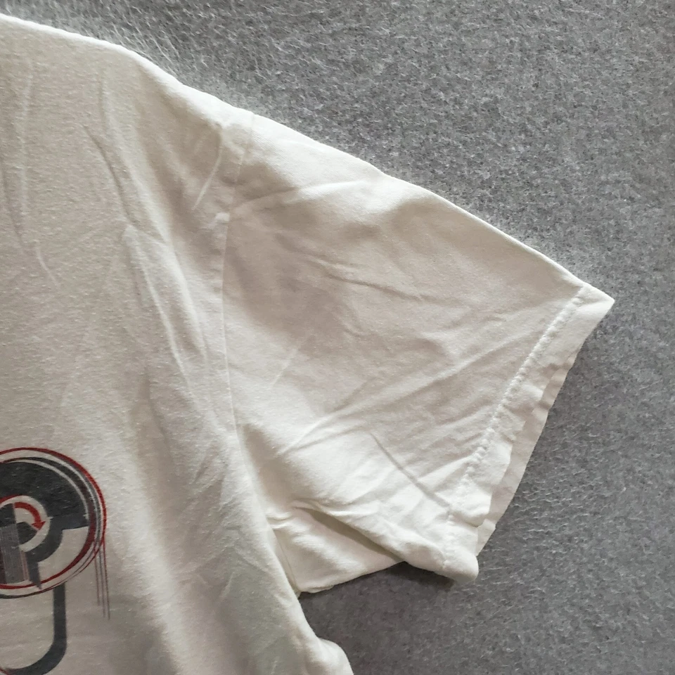 Camiseta masculina LRG grande creme ciclo flecha logotipo gráfico ajuste premium Y2K - Imagem 3 de 4