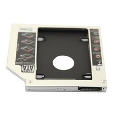 9.5mm 2nd SATA-SATA HDD SSD Hard Drive Caddy Case Tary Swap laptop Optical drive