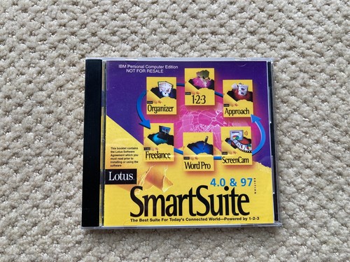 LOTUS SMARTSUITE 4.0 & 97 EDITION CD IBM COMPUTER PC NEW - 第 1/3 張圖片