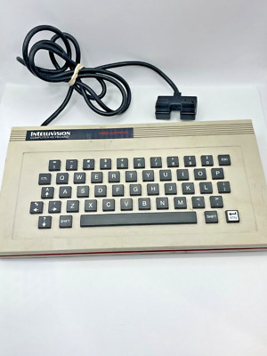 Mattel Intellivision Computer Industrial Keyboard Only White Wired Compact
