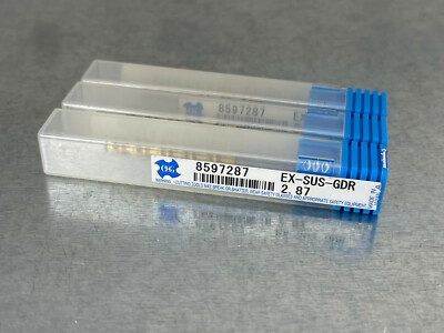 (3) OSG 2.87mm Jobber Drill HSSE TiN Coat 65mm OAL 8597287