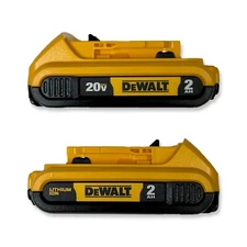 New DEWALT Genuine DCB203-2 20V 2Ah Lithium-Ion Battery - 2 Pack