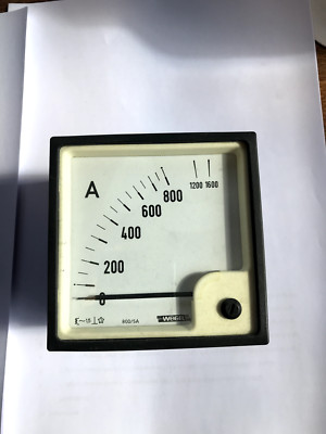 Weigel EQ 96K EQ96K 0-800A Amperemeter Dreheisenmessgerät