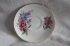 Vintage Royal Grafton Bone China Orchid Design Teacup and Saucer — photo 6