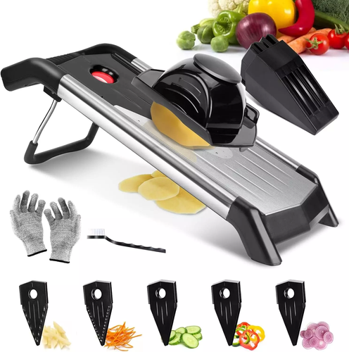 Multifunctional Mandolin Cucumber Slicer Food Fruit Chopper Gretar Tool - Picture 11 of 13