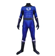 The Fantastic Four Movies Cosplay Jumpsuits Bodysuit Halloween Party Costumes 