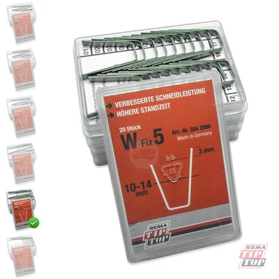 W-FIX 5 Reifenprofil-Messer 10-14 TipTop RUBBER CUT Rillfit Klingen W5 5642896
