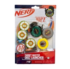 NERF Target Master Disc Launcher w 3 Discs, Launcher  3 Targets Hasbro NEW
