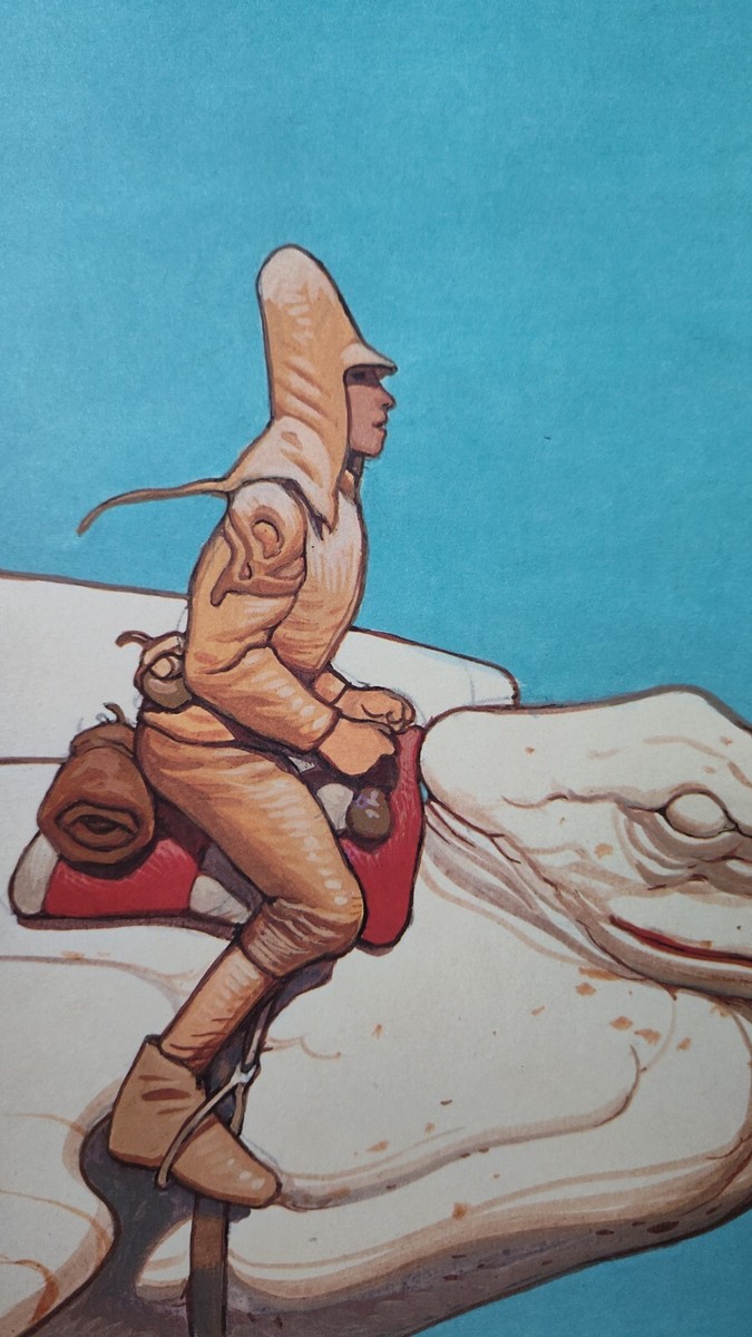 JEAN GIRAUD MOEBIUS ART COLOR LITHOGRAPH UNSIGNED