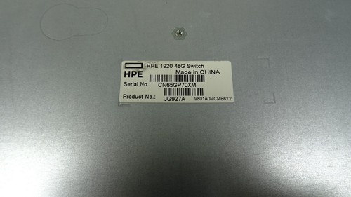 HP 1920-48G JG927A 48 Port Managed Ethernet Switch - Bild 6 von 6