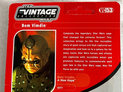 Figura Kenner Star Wars TVC The Vintage Collection VC53 Bom Vimdin 3.75 Sin usar - Imagen 6 de 18