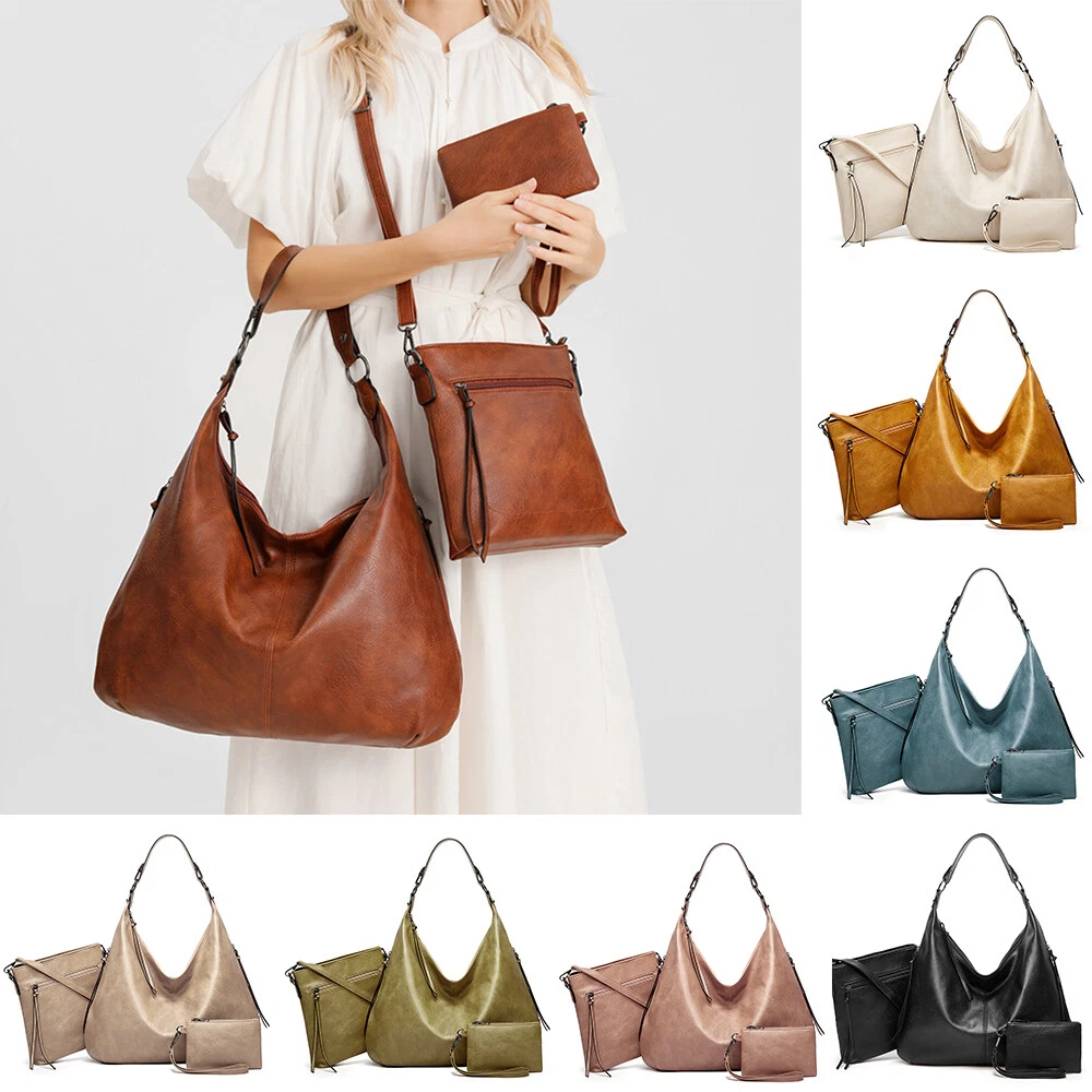 Crossbody Bag For Women Leather Wide Strap Shoulder Bag Purse Trendy  Crossbody Purse Top Zip, 25*16*8cm