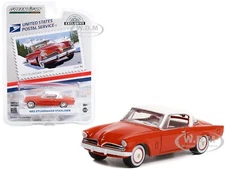 1953 STUDEBAKER STARLINER RED "USPS" 1/64 DIECAST MODEL CAR BY GREENLIGHT 30361