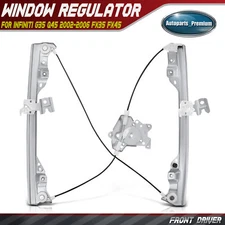 Front Driver LH Power Window Regulator for Infiniti G35 Q45 2002-2006 FX35 FX45